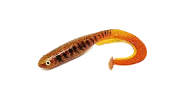 Gator Catfish 35cm GasolineCurlytail Med Stor Profil For Stor Fisk
