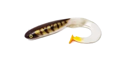 Gator Catfish 35cm NaturalPerchCurlytail Med Stor Profil For Stor Fisk