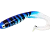 Gator Catfish 35cm BlueSilverGlitter UVCurlytail Med Stor Profil For Stor Fisk