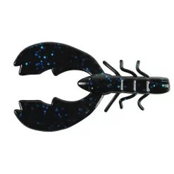 Berkley PowerBait Chigger Craw 10pkBlack Blue Fleck 8cm
