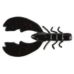 Berkley PowerBait Chigger Craw 10pkBlack Red Fleck 8cm