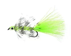 Unique Flies Swim Bugger #8 Fluo GreenKjøp 12 Fluer Få Gratis Flueboks
