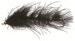 Unique Flies Marabou Worm #10 - BlackKjøp 12 Fluer Få Gratis Flueboks