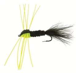 Unique Flies Montana Rubber Leg #6 - Black/greenKjøp 12 Fluer Få Gratis Flueboks