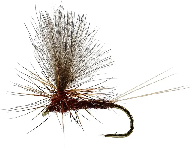 Unique Flies Vespertina Dun Brown #16TMC100 3 Unique Flies Vespertina Dun Brown #16TMC100