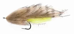 Unique Flies Zonker Minnow Natural #6Kjøp 12 Fluer Få Gratis Flueboks