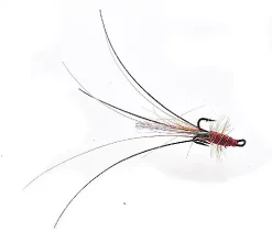 FishMadMan Frances Treble Micro Red #14Kjøp 12 Fluer Få Gratis Flueboks