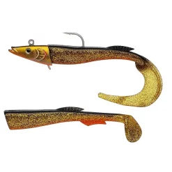 Berkley Power Sandeel Gold Motoroil 130gFisk Målrettet Med Kvalitets Gummi Jigg