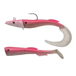Berkley Power Sandeel Metallic Pink 130gFisk Målrettet Med Kvalitets Gummi Jigg