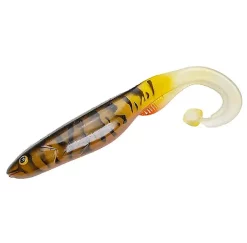 Gator Catfish 35cm MotoroilBurbotCurlytail Med Stor Profil For Stor Fisk