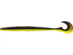 Westin Swimming Worm Black/Chartreuse13cm 5pk