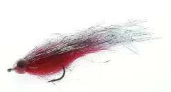 Fishmadman Pike Fly Single Hook 5/0Silver And Red