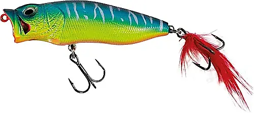 Stoxdal Poddy Popper II Grønn/Blå 128mmPopper, Flytende, 32g 3 Stoxdal Poddy Popper II Grønn/Blå 128mmPopper, Flytende, 32g