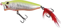 Stoxdal Poddy Popper II Sølv/Svart 80mmPopper, Flytende -Jiggar & softbaits säljbutik poddyclown.600 5