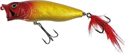 Stoxdal Poddy Popper II Sølv/Svart 80mmPopper, Flytende -Jiggar & softbaits säljbutik poddyrodgul.600 5