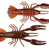 Yum Ned Craw Dark Brown/Red Brown7 Pk -Jiggar & softbaits säljbutik ync2 360.640